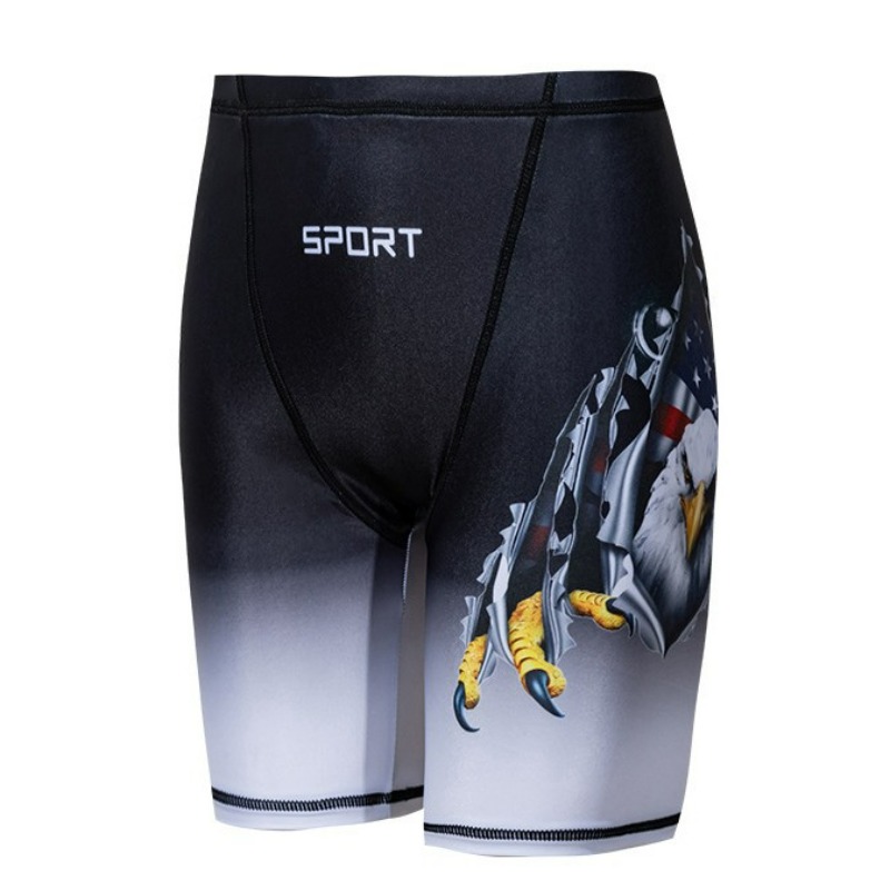 Swim Trunk Quick Dry - Erkek Çocuklar için Yüzme Şortları Karikatür