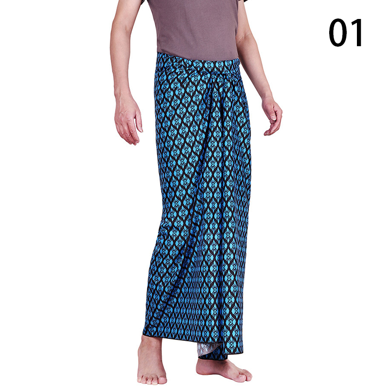 Sarong Men Wrap - Unisex Geleneksel Güneydoğu Asya Tarzı Kostüm