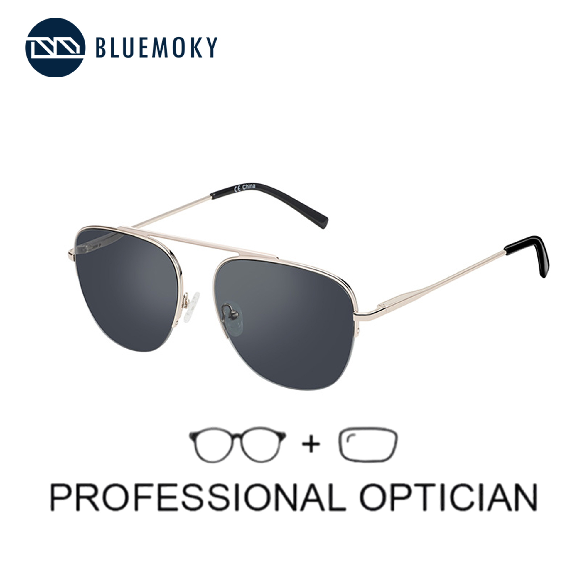 Sunglasses Aviator Polarized - BLUEMOKY Moda Polarize Reçete Güneş Gözlüğü