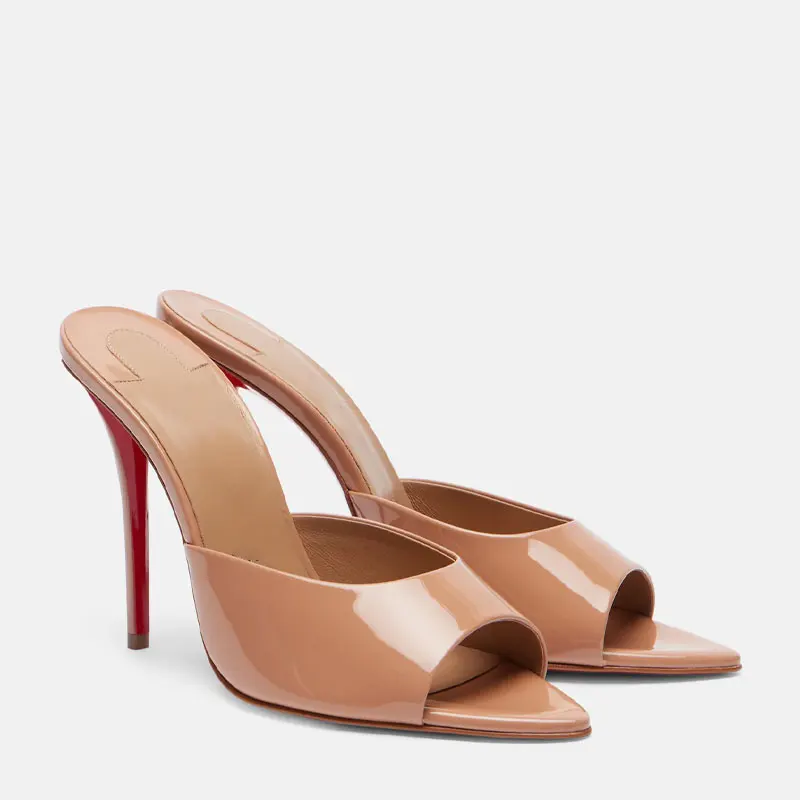 Casual Sandal Leather - Kadınlar için Ayakkabılar Yeni Sivri Burunlu