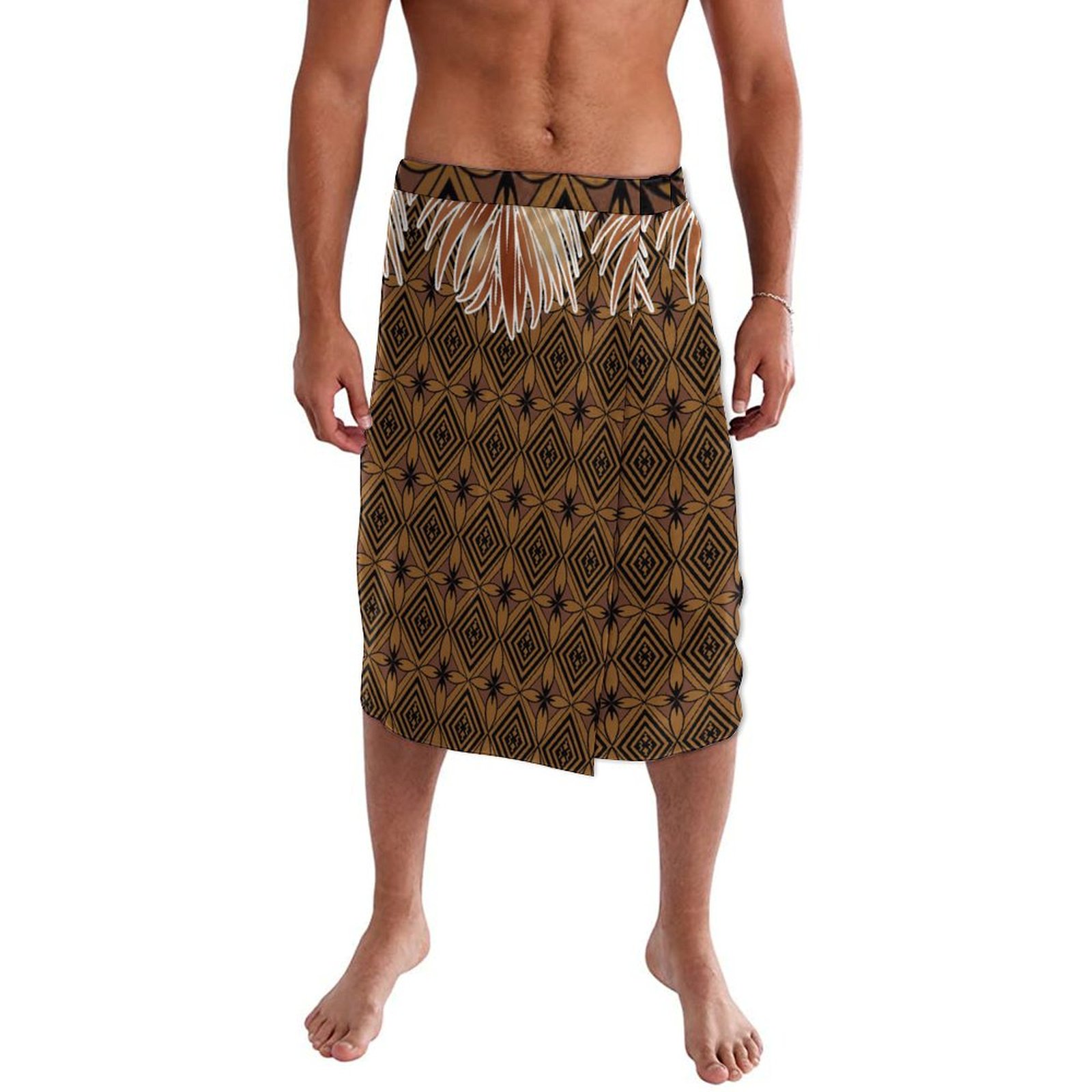 Sarong Men Wrap - Yaz geleneksel kabile polinezya rahat önlük