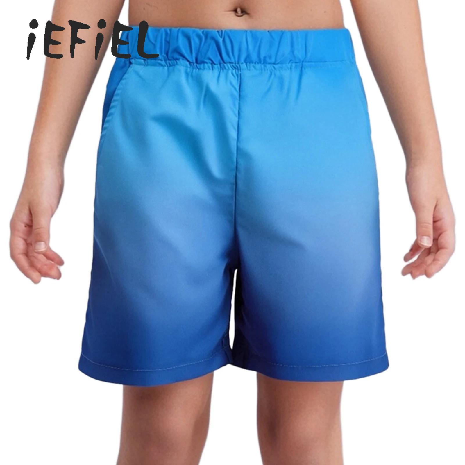 Swim Trunk Quick Dry - Çocuk Erkek Mayo Şort Cepli Degrade