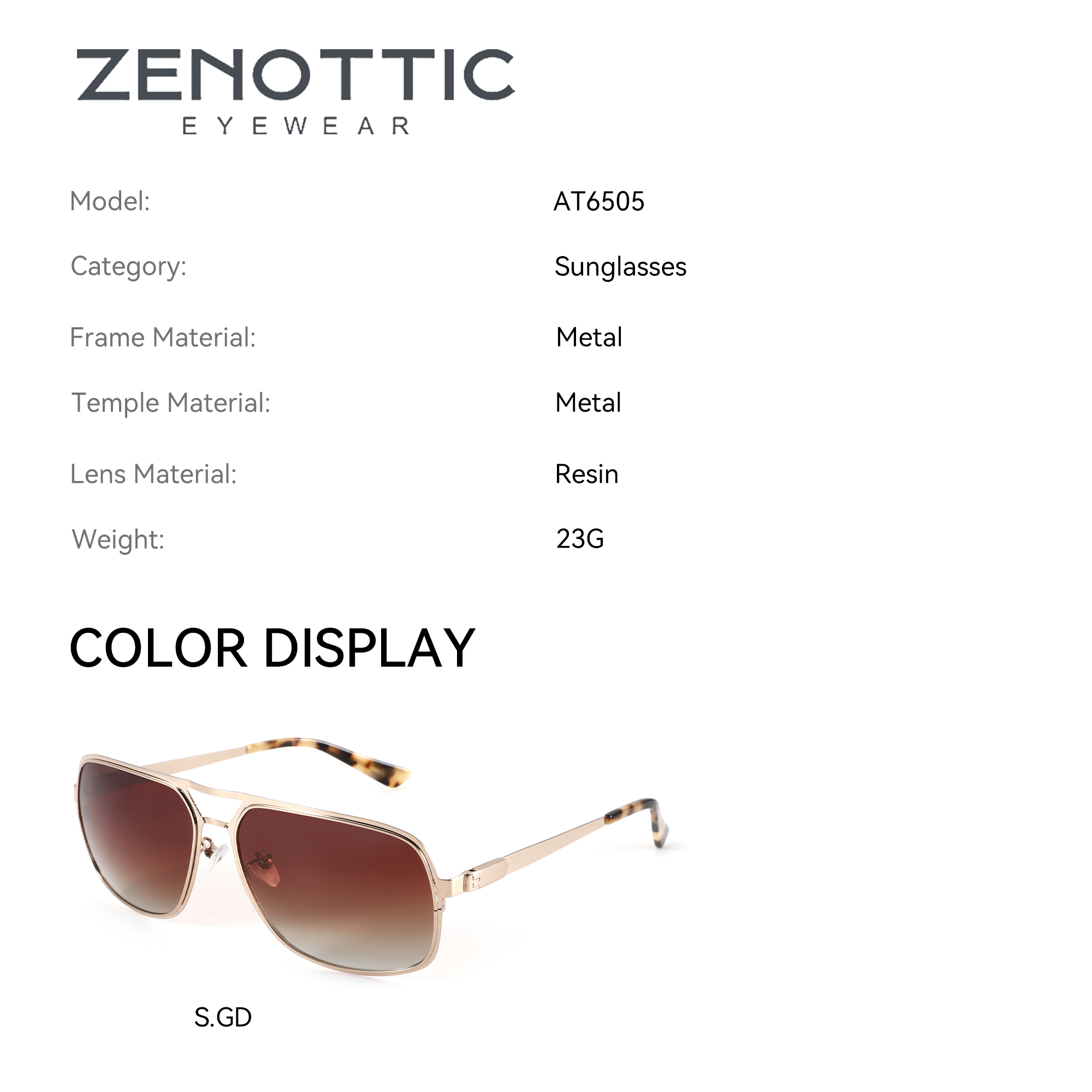 ZENOTTIC (XL Boyut) Yüksek Kal - Sunglasses Aviator Polarized incelemesi ve fiyatı