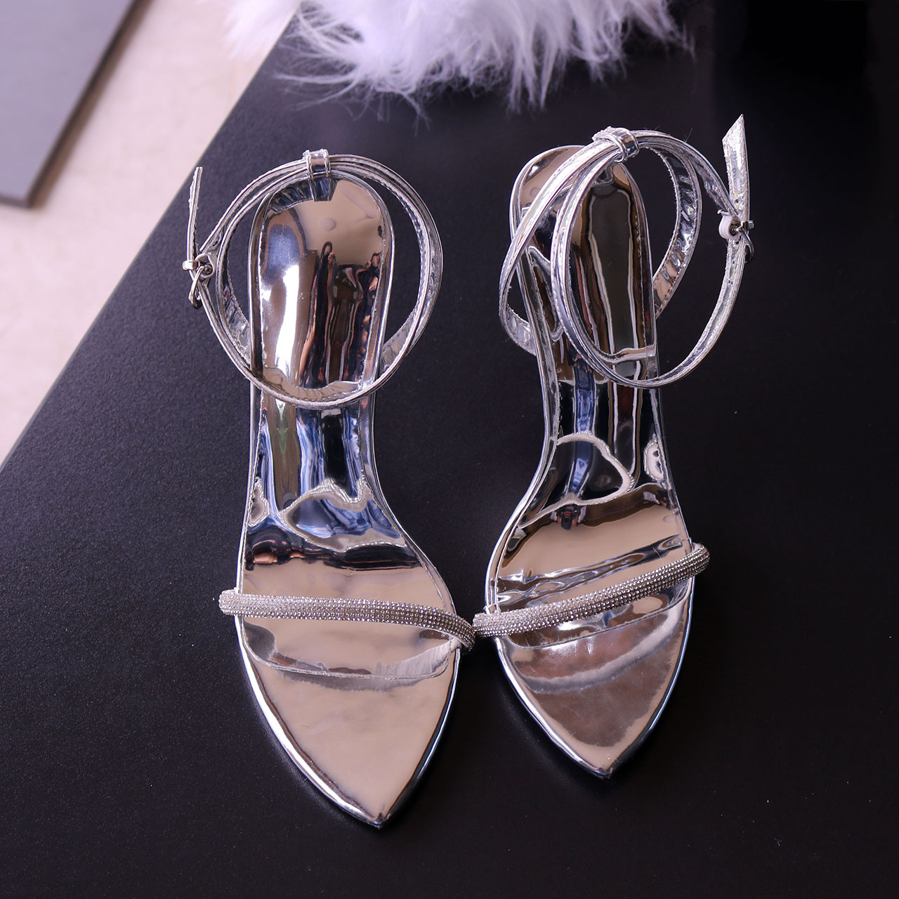 Kadınlar için gümüş aynalı, la - Casual Sandal Leather incelemesi ve fiyatı