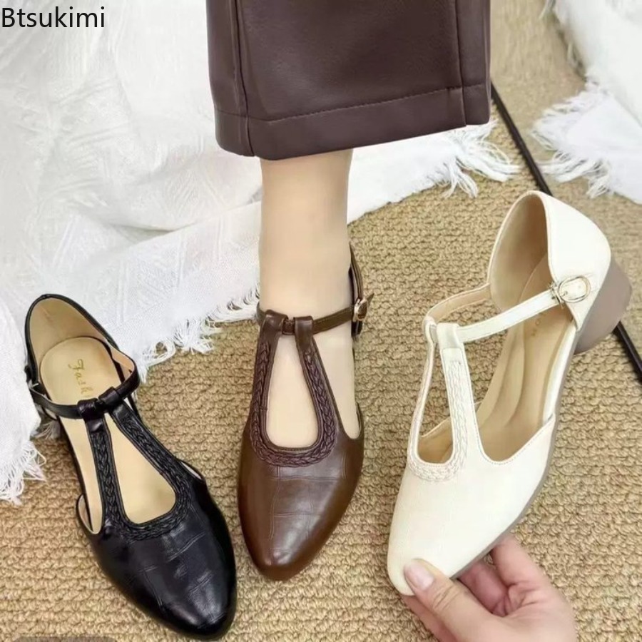 Yeni Yaz Kadın Retro Oyuklu To - Casual Sandal Leather incelemesi ve fiyatı