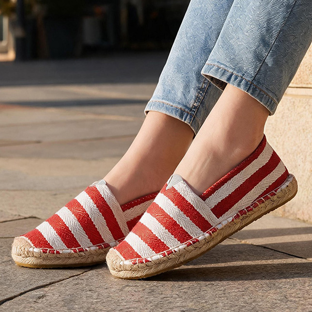 Yaz sonbahar kadın kanvas ayak - Espadrille Slip On incelemesi ve fiyatı
