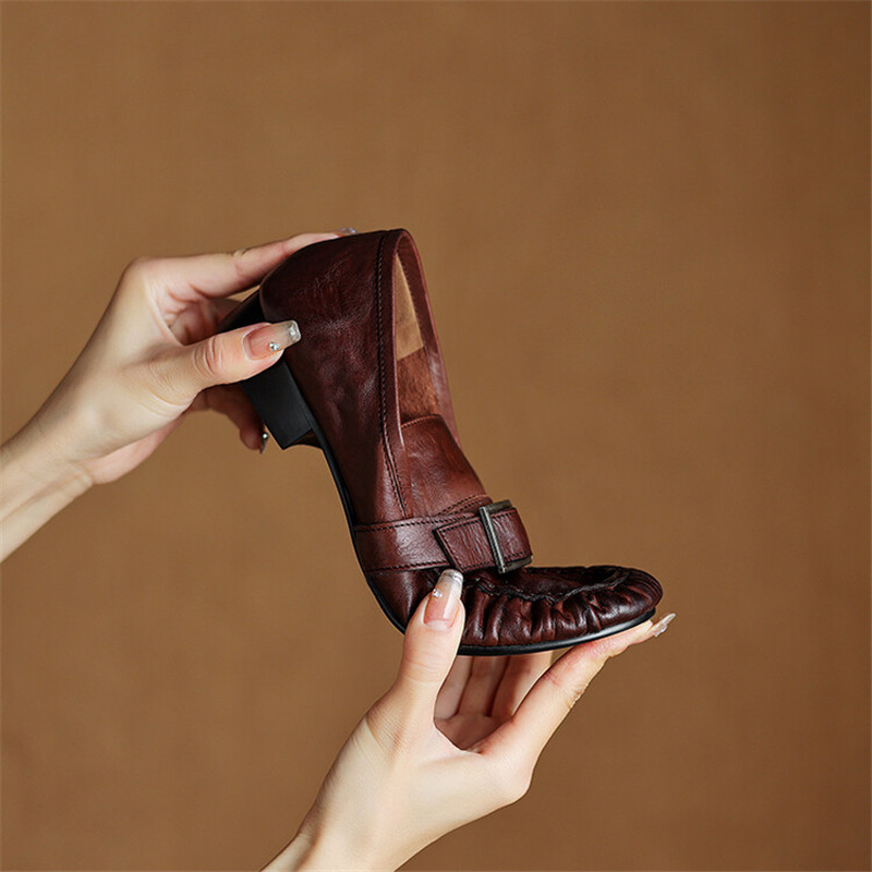 Yeni sonbahar hakiki deri kadı - Casual Sandal Leather incelemesi ve fiyatı