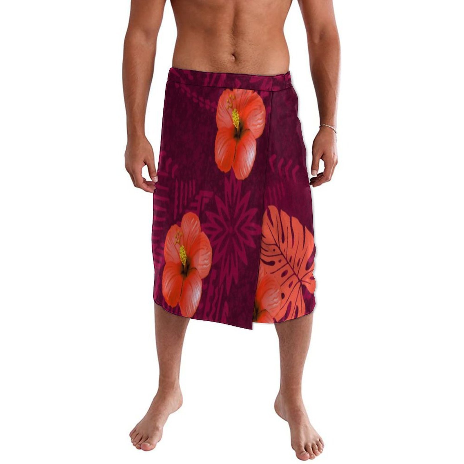 Hawaii Adaları İçin Mavi Çiçek - Sarong Men Wrap incelemesi ve fiyatı